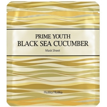 Маска с экстрактом черного огурца Holika Holika Prime Youth Black Sea Cucumber Mask Sheet